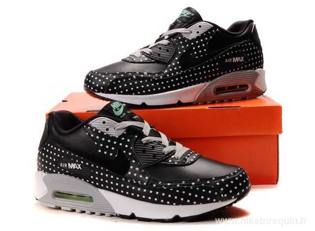 chaussures nike noir et blanc Air Max 90 (2)